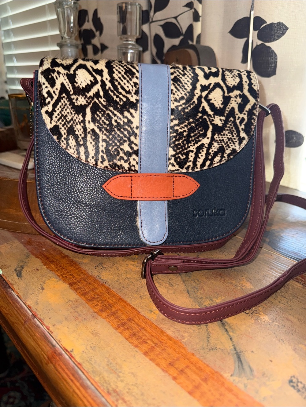 Soruka Alba Reversible multicolor Crossbody Bag